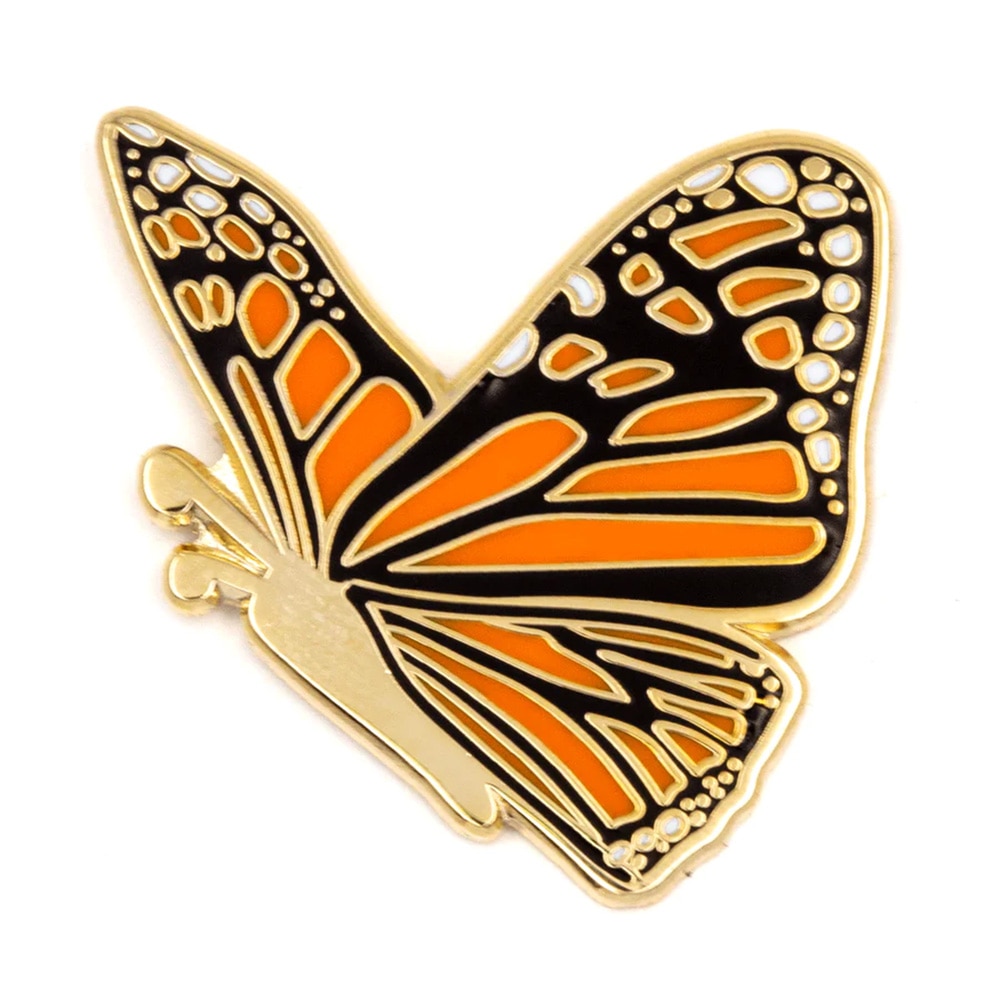 Fashion Accessories, These are Things, Enamel Pin, Accessories, Unisex, 650327, Monarch Butterfly